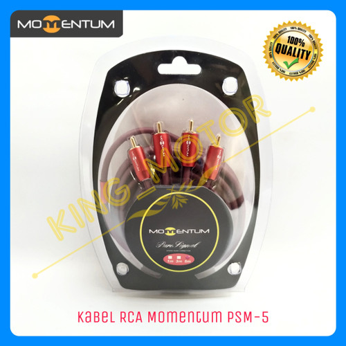 Foto Produk Kabel RCA Momentum PSM-5 (5 Meter) dari KING_MOTOR