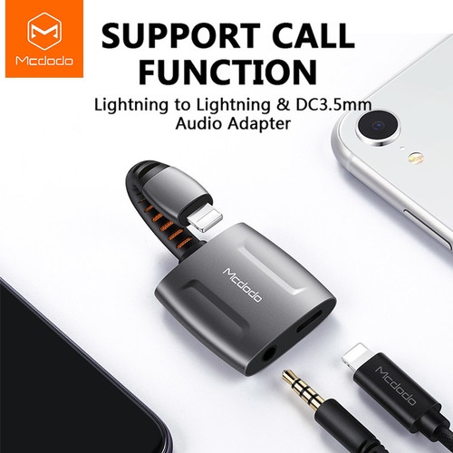 Foto Produk mcdodo audio adapter converter lightning to jack 3.5mm iphone x xr xs dari Vilox