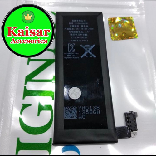 Foto Produk BATERAI IPHONE 4G / IPHONE 4S ORIGINAL BATTERY BATRE IPHONE ORIGINAL dari Kaisar Accesories