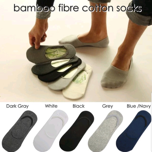Foto Produk kaos kaki pria wanita bambu Bamboo hidden socks unisex pendek dari My shop acc