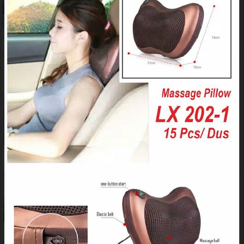 Foto Produk Bantal Pijat Portable Car and Home Massage Pilow 202-1 dari banjirorderan