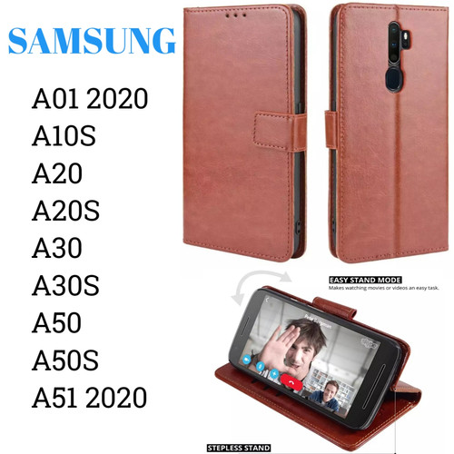 Foto Produk Flip Walet A01 A20S A51 Samsung Sarung Kulit Leather Case Cover Stand dari Indo Smart Acc