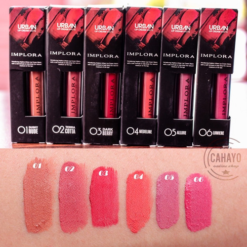 Foto Produk Lipcream implora 1-6 origin dari startled.id