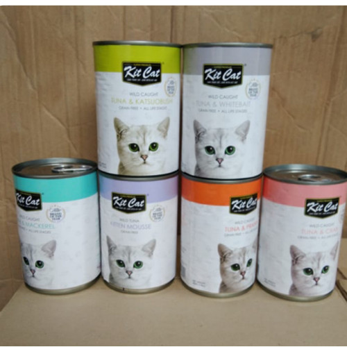 Foto Produk New!! Kit cat food kaleng 400 gr rasa baru dari B-Petshop