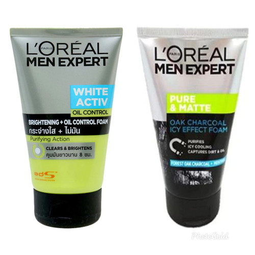 Foto Produk L'Oreal Paris Men Expert White Active Bright + Oil Control White Foam dari evi rahayu
