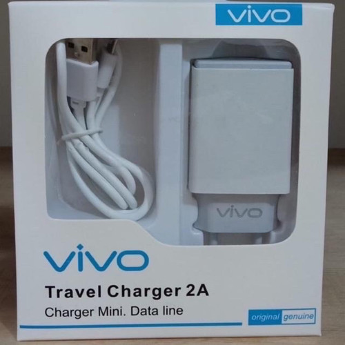 Foto Produk Travel charger vivo merek ori 99% 2.A REAL kwalitas baguss dari Happy_official