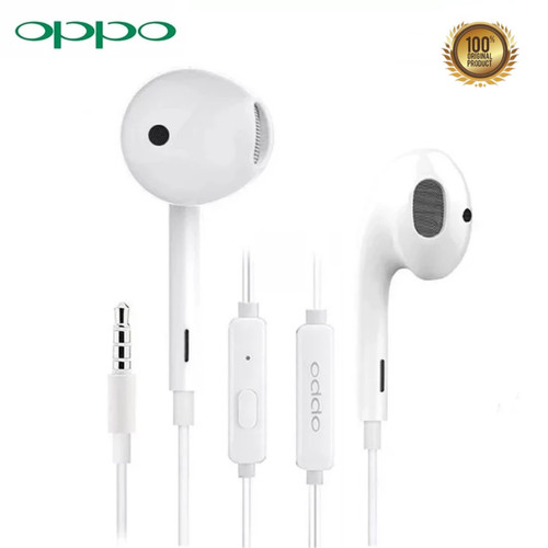 Foto Produk Handsfree Earphone Headset Oppo F11 Pro F9 F7 A5s A7 R15 Original Ori dari Promo Cellular