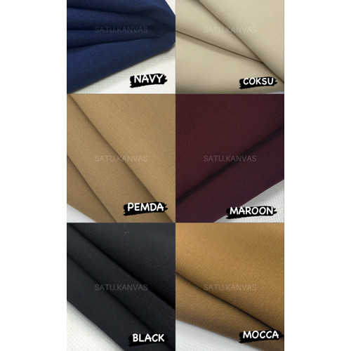 Foto Produk Kain wolvis / wolvis / kain woolpeach premium grade a fashion gamis dari Satu_kanvas