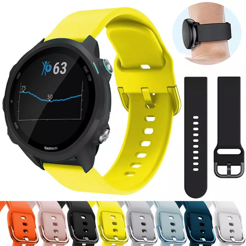 Foto Produk STRAP JAM TANGAN SMARTWATCH SILICONE FORERUNNER 245 MODEL ACTIVE 20mm dari @rajasupply.id