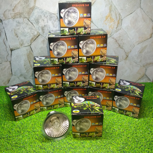 Foto Produk 25 w Lampu UVB UVA 3.0 Penghangat Reptile dari Hani Haura shop