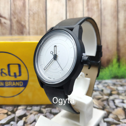 Foto Produk Q&Q QQ Smile Solar Jam Tangan Pria Kulit RP00J040Y Custom Original dari Ogyta Shop
