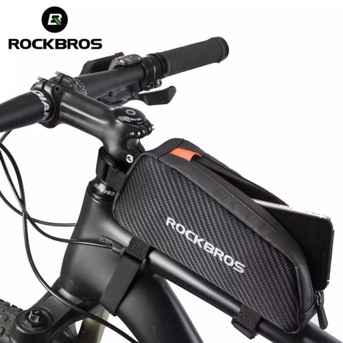 Foto Produk Tas Sepeda Rockbros waterproof tas frame sepeda 1L dari Uwo Sports
