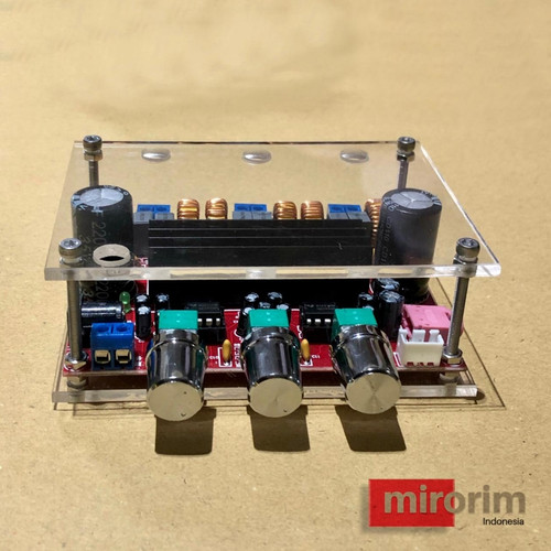 Foto Produk Box casing M139 power amplifier Class D 2.1 TPA3116D2 HIFI subwoofer dari mirorim