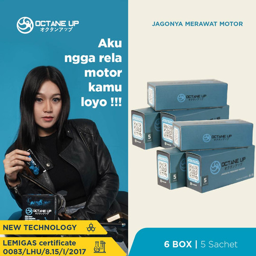 Foto Produk Octane Up - Cairan Perawatan Mesin Paket 6 Box isi 5 Sachet dari Octane Up Official