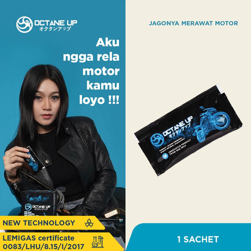 Foto Produk Cairan Perawatan Motor Octane Up 1 Sachet Penghemat BBM dari Octane Up Official