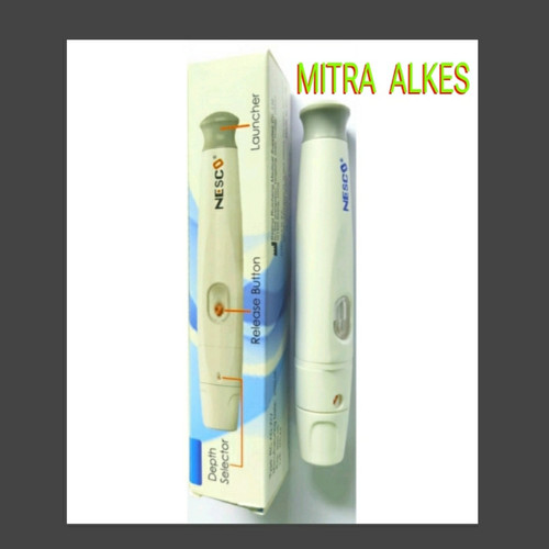 Foto Produk Lancing Device. Pen Lancet. Pen Lancets. Lancing Devices. Pen Lanset s - 9 Level dari MITRA ALKES