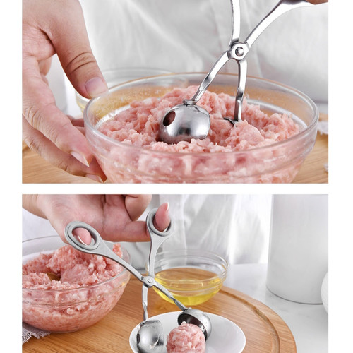 Foto Produk Meat Baller Cetakan Bakso Stainless Steel - M 4.7 cm dari SeekNDeal