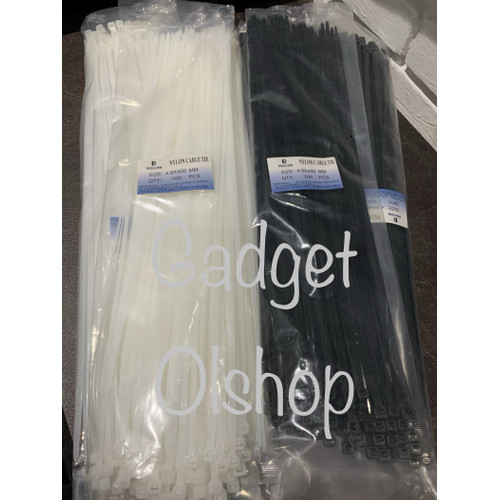 Foto Produk Kabel Ties 40cm - Kabel Ties 4.8X400mm - Kabel Tis - Nylon Cable Tie dari Gadget olshop