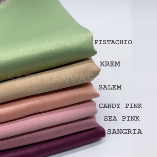 Foto Produk Kain Deluxe SATIN VELVET / kain satin / satin velvet dari Satu_kanvas