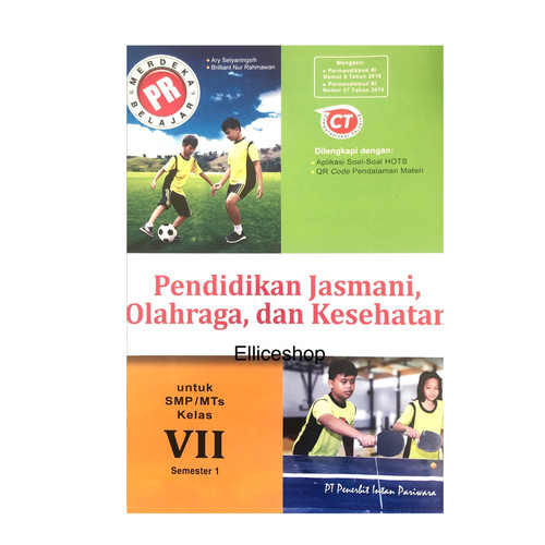 Foto Produk Buku PR PJOK Olahraga kelas 7 2020/2021 Intan Pariwara dari Ellice Shop