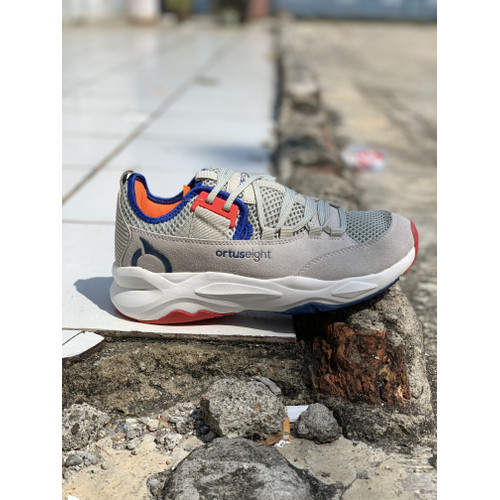 Foto Produk sepatu running ortuseight original new COLOSUS grey navy offwhite 2020 dari Kicosport