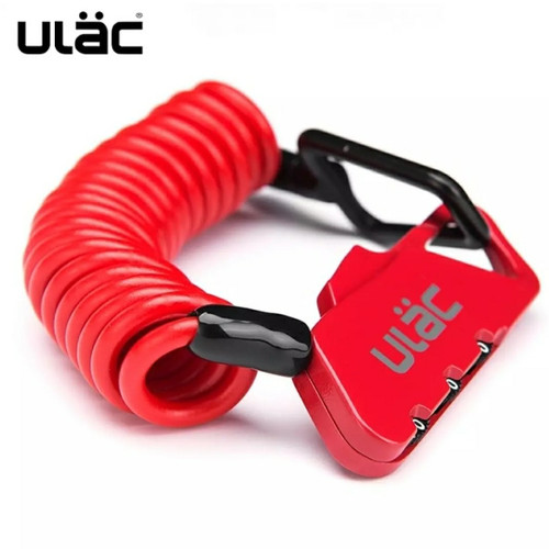 Foto Produk Kunci gembok sepeda ULAC kode angka 3 digit - Biru dari Uwo Sports