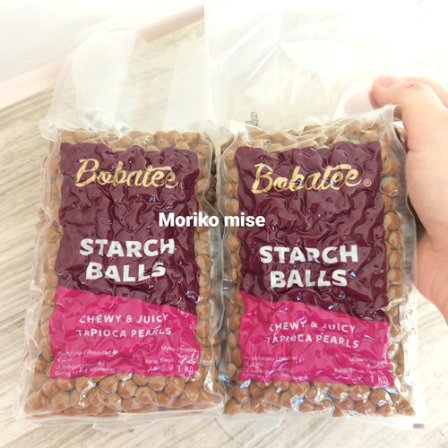 Foto Produk tapioka pearl bobatee 1 kg / bubble bobatee / bobatee bubble tea - repack 100gr dari Moriko Mise