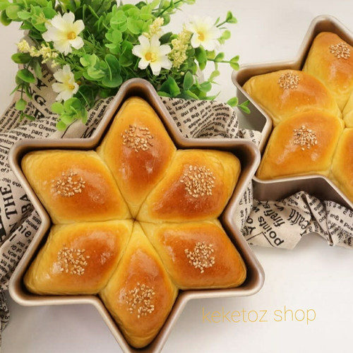 Foto Produk Loyang roti manis bentuk bintang dari keketoz