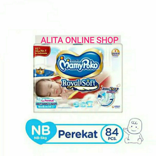Foto Produk Mamypoko Extra Soft Extra Dry Tape NB84 Tipe Perekat NB 84 dari Alita Online Shop