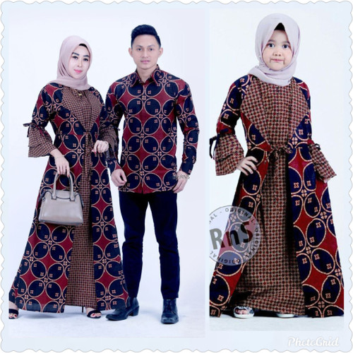 Foto Produk Baju dress wanita jazy batik sarimbit keluarga kemeja dan gamis anak dari TABASAMA