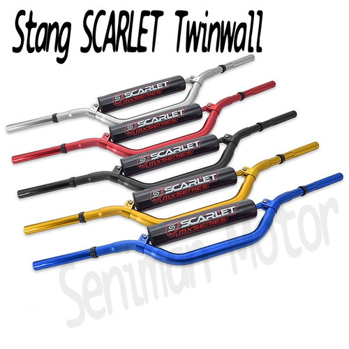 Foto Produk Stang SCARLET Twinwall KLX DTracker CRF WR155R Stang Supermoto Trail - Hitam dari Seniman Motor