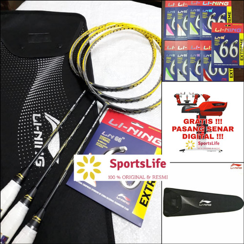 Foto Produk RAKET BADMINTON LINING 3D CALIBAR 300 ORIGINAL dari SportsLife.id