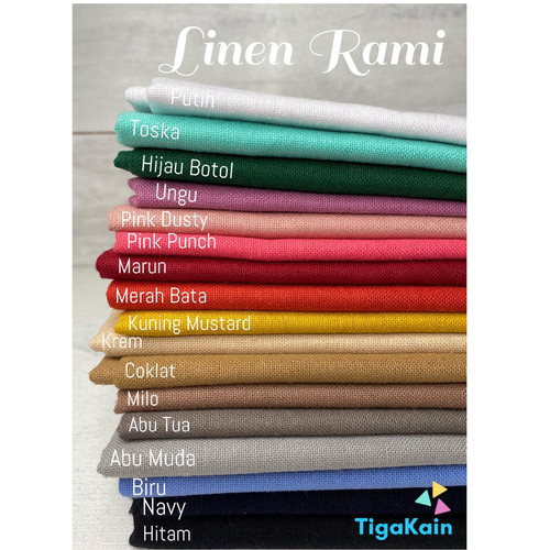 Foto Produk Pesanan Khusus - Linen rami Oktorika dari Nacy Tex