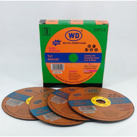 Foto Produk Best Seller! BATU GERINDA POTONG WD 4inch/BATU RESIBON GERINDA WD 4Inc dari Pusatteknik