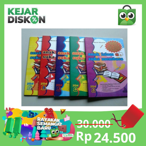 Foto Produk Buku Anak Islam Suka Membaca 1set (5buku) dari AD_Bookstore