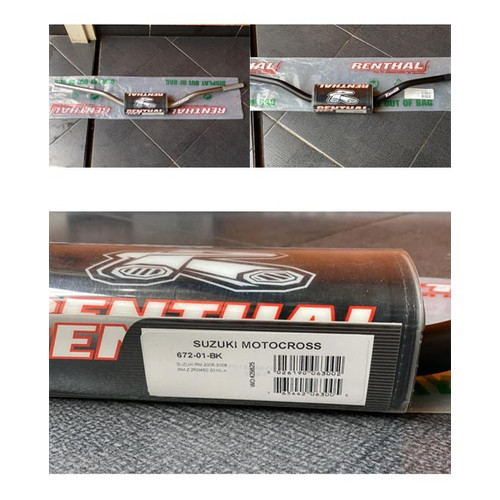Foto Produk STANG RENTHAL FATBAR 672 ORIGINAL MADE IN UK CRF KLX DTRACKER WR dari bandungextremegear
