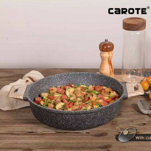 Foto Produk Carote Shallow Pot Pan With Lid 28 Cm dari MCI-BioGlass