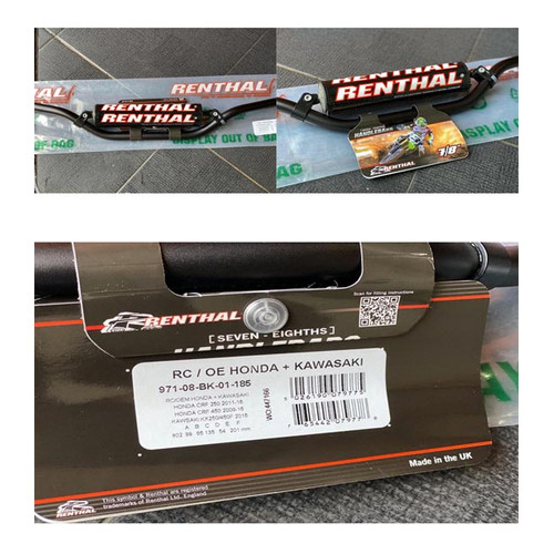 Foto Produk STANG RENTHAL 971 RC ORIGINAL MADE IN UK CRF KLX DTRACKER WR dari BDGXGEAR