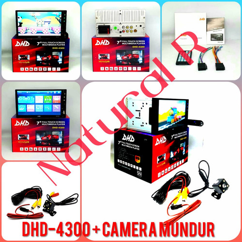 Foto Produk HEAD UNIT DOUBLEDIN DHD-4300 MP5 FREE KAMERA MUNDUR dari Natural R