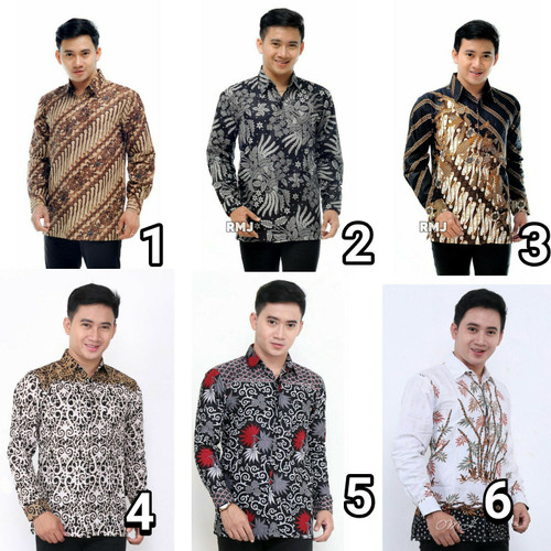 Foto Produk Kemeja batik pria lengan panjang motif terlaris dari Osakajaya