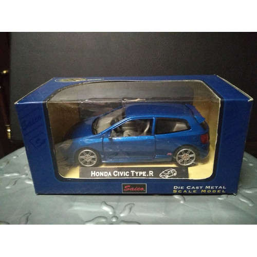 Foto Produk Diecast Saico Honda Civic Type R - Blue, skala 32 dari YDIECKINS