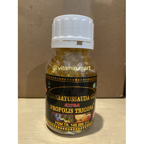 Foto Produk Habbatussauda Oil Extra Propolis Trigona isi 200 kapsul dari Vitamin Mart