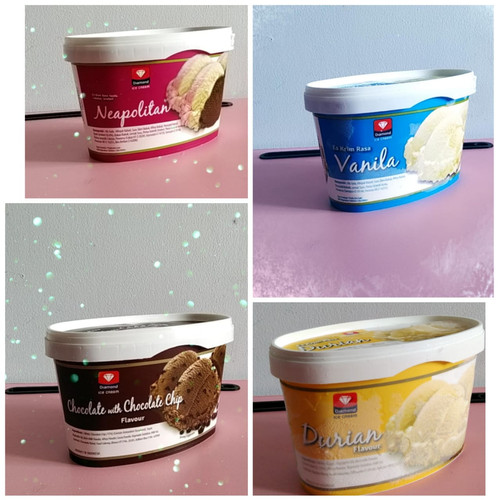 Jual Es Krim Diamond Ice Cream Diamond 700 Ml All Rasa 3 Rasa Neopolit Jakarta Barat Clarif Jaya Tokopedia