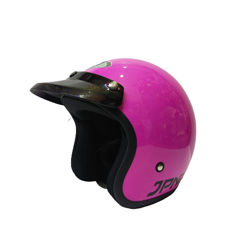 Foto Produk HELM BOGO RETRO JPN PINK MAGENTA (PET TANPA KACA) dari VICTORY HELM