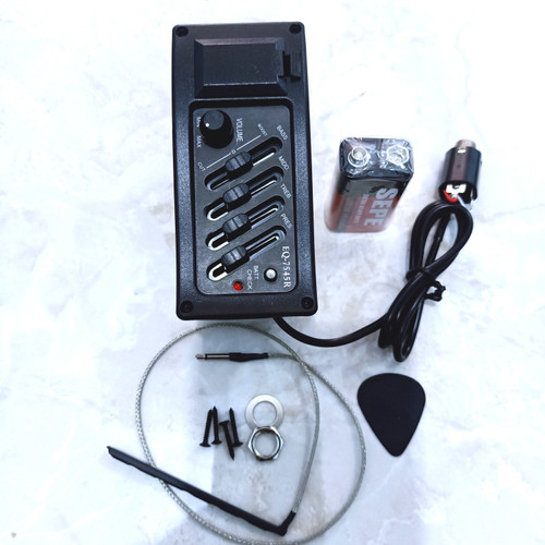 Foto Produk preamp EQ 7545 R - pick up gitar akustik Eletrik - Equalizer 7545R dari Tangerang Music