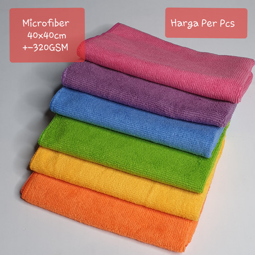 Foto Produk Kain Lap Handuk Microfiber Uk 40cm x 40cm dari Plasa Promosi
