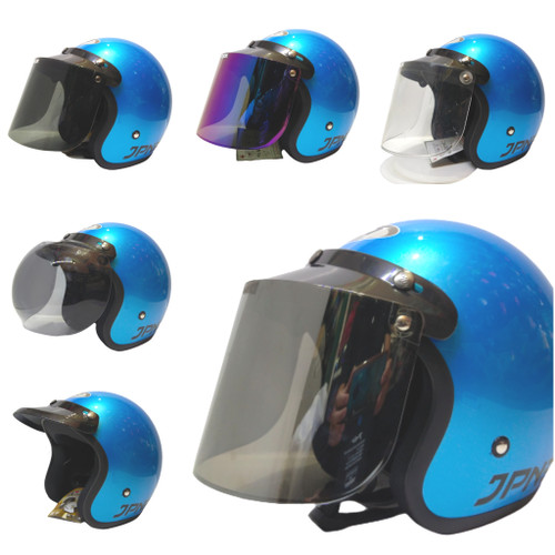 Foto Produk HELM BOGO RETRO JPN ICE BLUE - Biru, Pet Topi dari VICTORY HELM