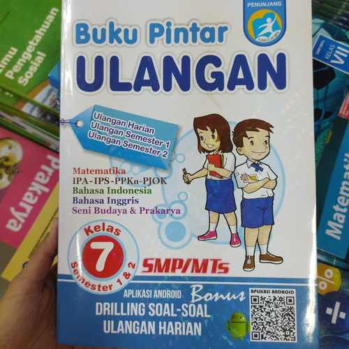 Foto Produk BUKU SOAL SMP KELAS 7 PINTAR ULANGAN KELAS 7 SMP MTS / KELAS 1 SMP dari DUTA BUKU PELAJARAN UMUM