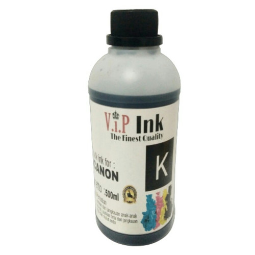 Foto Produk Tinta Canon Isi Ulang Refill 500ml Vip Ink - Hitam dari Mitraink