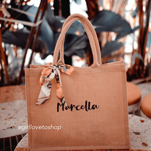 Jual Tas Goni custom | jute bag | tas burlap | tote bag - Jakarta Utara